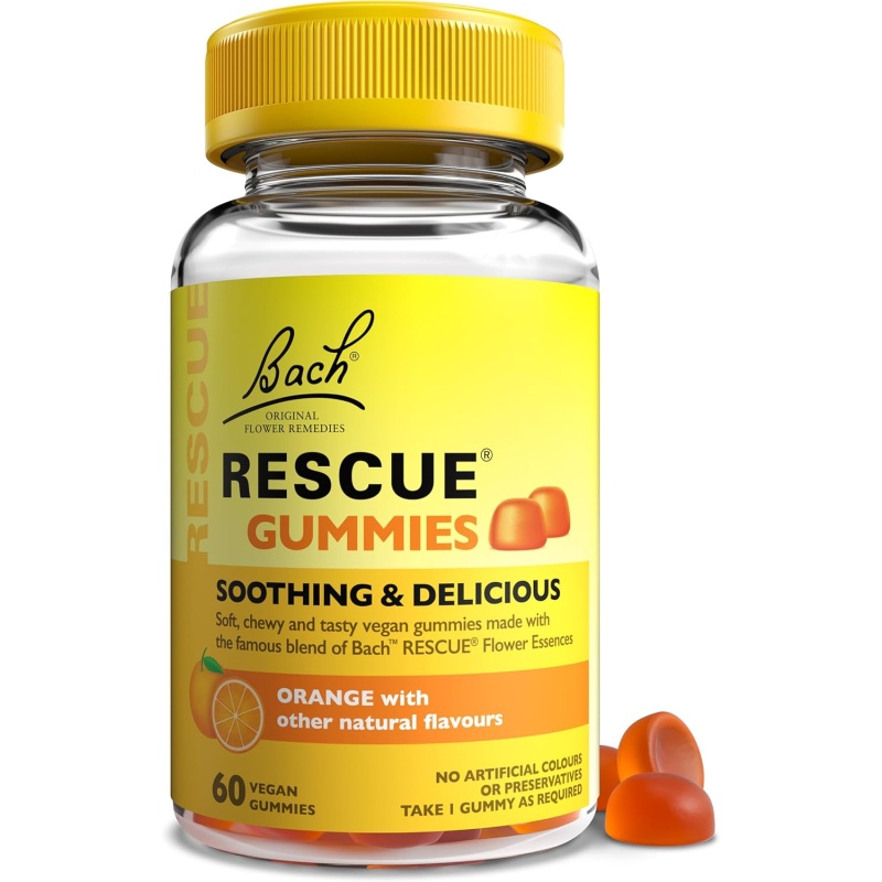 Power Health Bach Rescue Gummies με Γεύση Πορτοκάλι και Ανθοϊάματα, 60 Ζελεδάκια