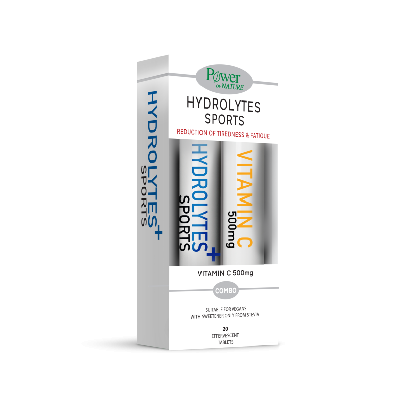 Power Health Hydrolytes Sports 20tabs & Δώρο Vitamin C 500mg 20tabs
