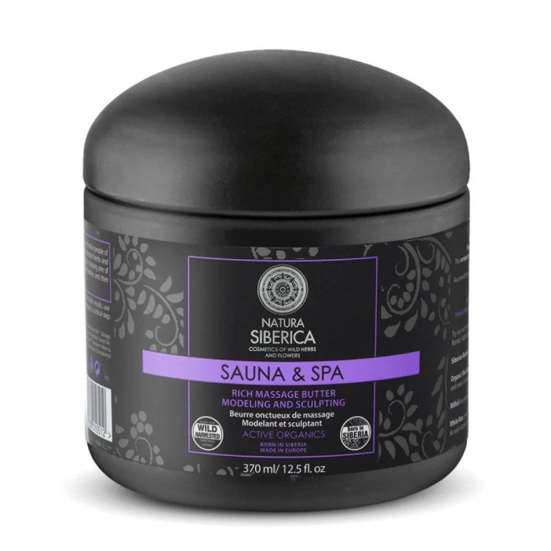Natura Siberica Sauna & Spa Rich Massage Butter AntiCellulite Butter, 370ml