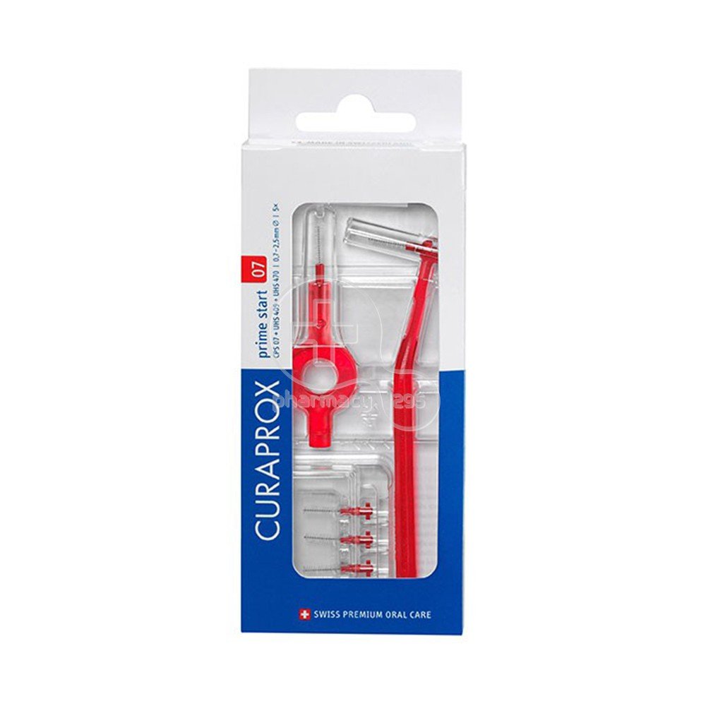Curaprox Prime Start Μεσοδόντια Βουρτσάκια CPS07 0,7-2,5mm (Κόκκινο) 5τμχ. - Image 1