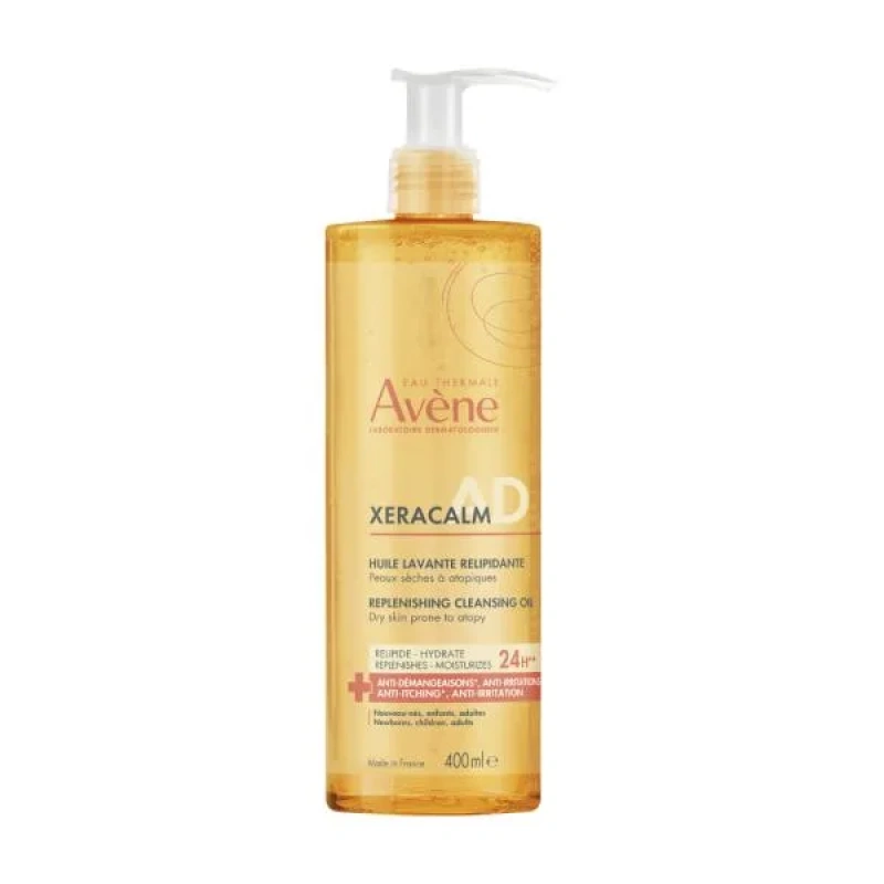 Avene XeraCalm A.D. Huile Lavante Relipidante, 400ml