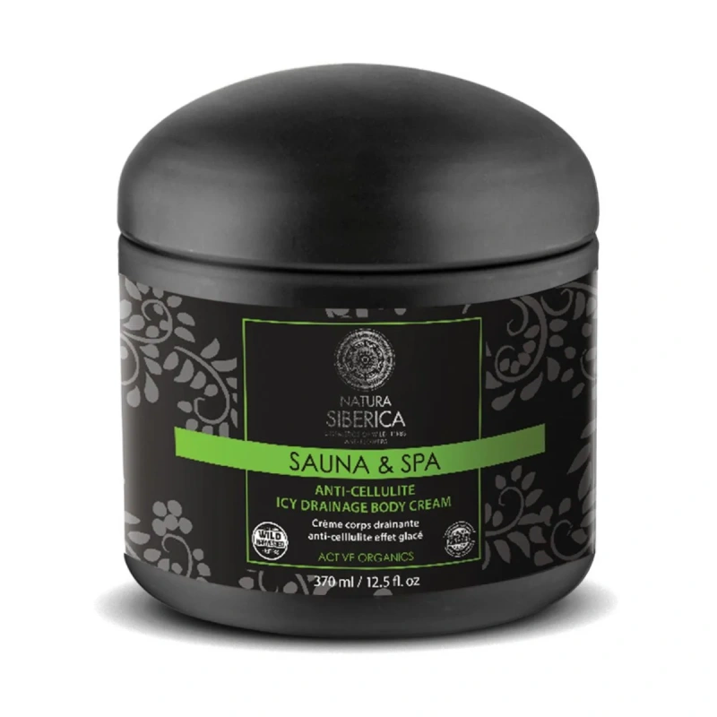 Natura Siberica Sauna & Spa AntiCellulite Icy Drainage Body Cream, 370ml