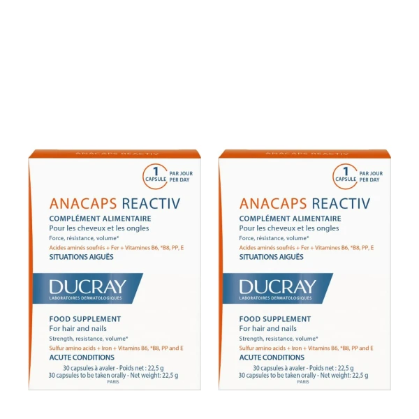 8e452a7296232028ad03448f049d9638.jpg Ducray Anacaps Reactiv, 2x30caps - Image 1
