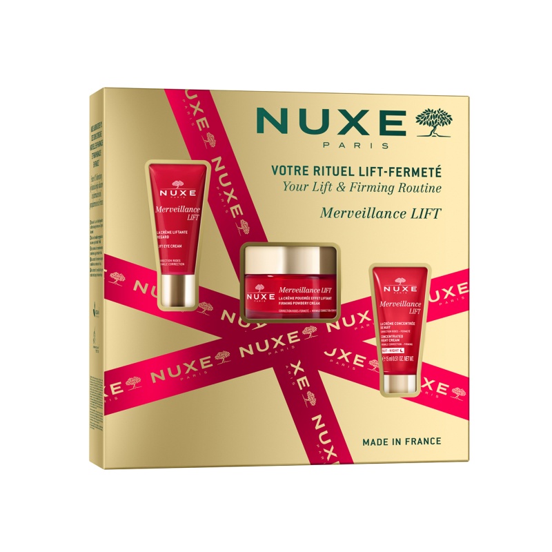 Nuxe Xmas Promo Merveillance Lift με Κρέμα Υφής Powdery 50ml, Κρέμα Ματιών, 15ml & Κρέμα Νυκτός, 15ml