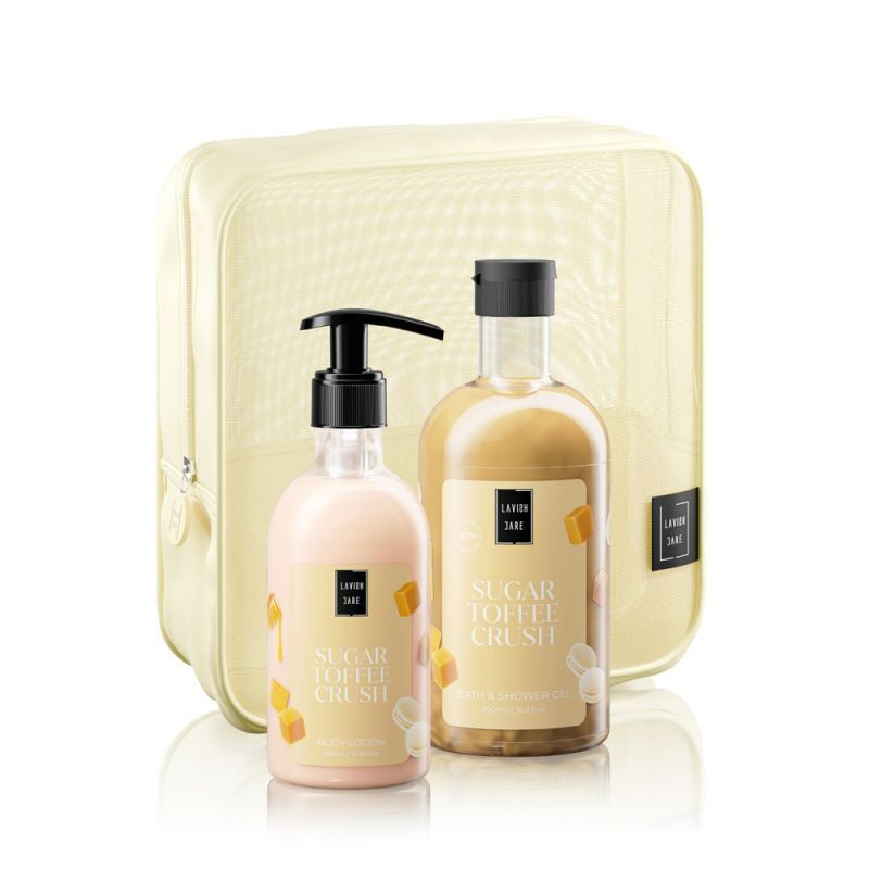 Lavish Care Sugar Toffee Crush Set Αφρόλουτρο, 500ml+ Κρέμα Σώματος, 300ml - Image 1
