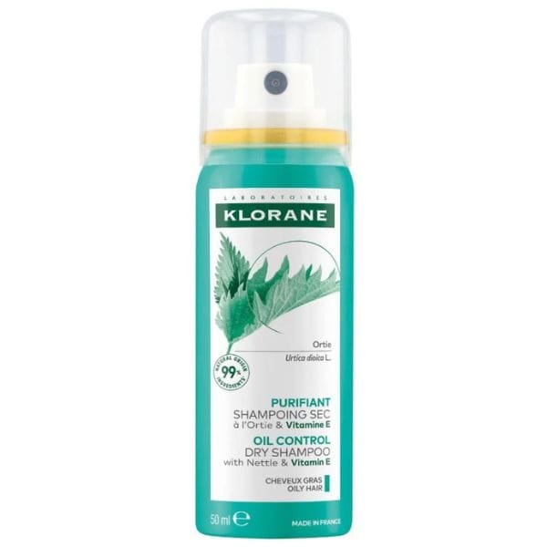 3282770396355 Klorane Ξηρό Σαμπουάν με Τσουκνίδα, 50ml - Image 1