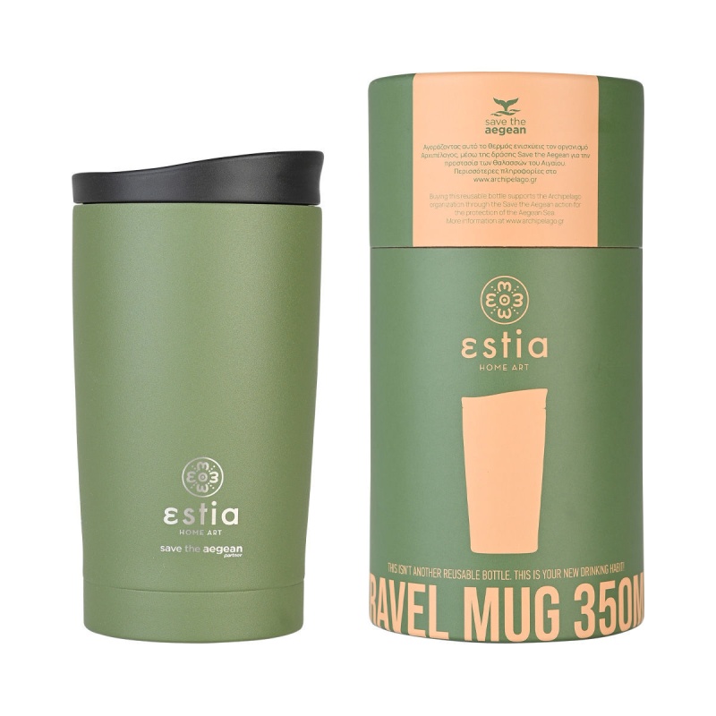 Estia Θερμός Travel Mug Forest Spirit, 350ml