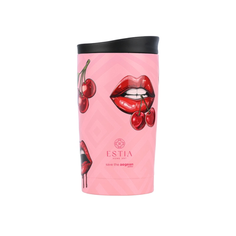 Estia Θερμός Travel Mug Blush Pop, 350ml