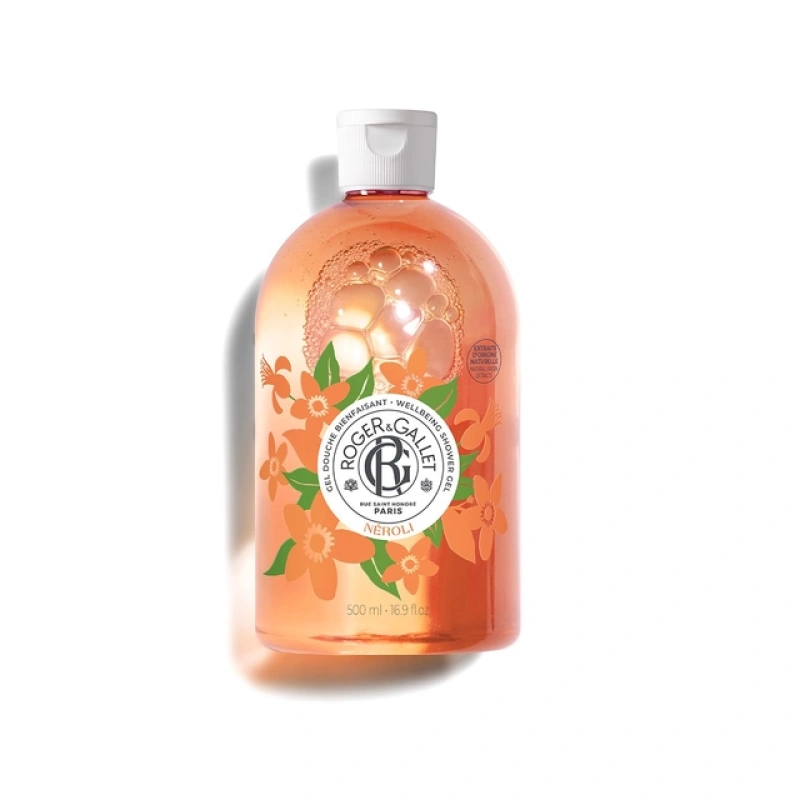 Roger & Gallet Neroli Wellbeing Shower Gel, 500ml