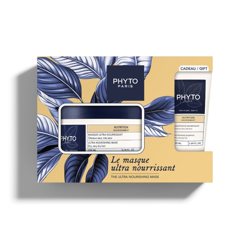phyto set μασκα θρεψης μαλλιων με σωρο σαμπουαν
