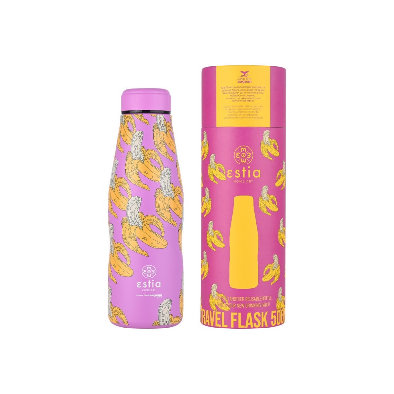 Estia Μπουκάλι Θερμός Banana Swirl, 500ml