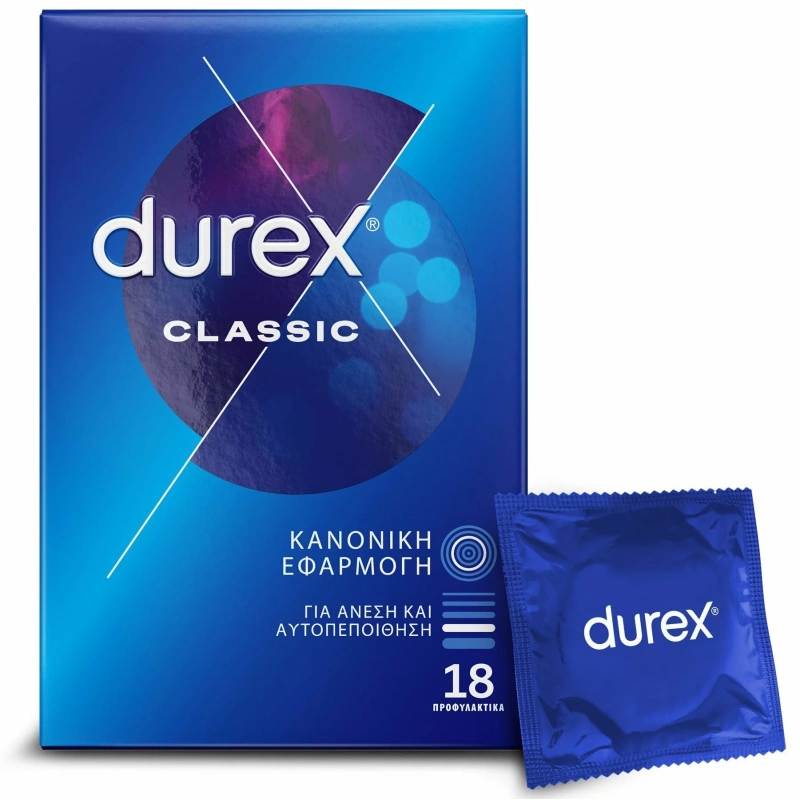 Durex Classic Προφυλακτικά, 18τμχ