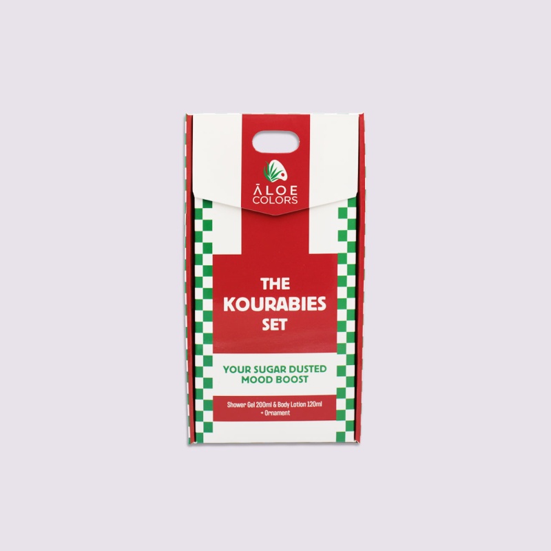 Aloe Colors The Kourabies Set με Aφρόλουτρο 200ml & Γαλάκτωμα Σώματος 120ml, 1σετ