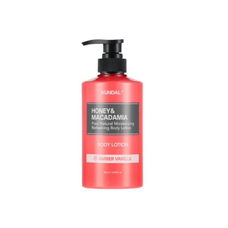 Kundal Honey & Macadamia Body Lotion - Amber Vanilla, 500ml