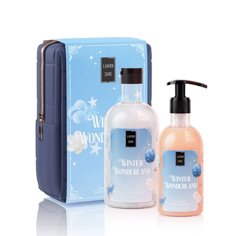Lavish Care Winter Wonderland Christmas Set Αφρόλουτρο 500ml & Κρέμα Σώματος 300ml, 1σετ