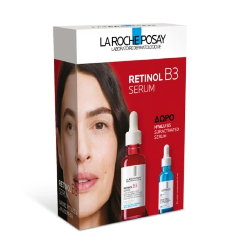 La Roche Posay Promo Retinol B3 Serum 30ml & Δώρο Hyalu B5 Αντιρυτιδικός Ορός 10ml , 1σετ