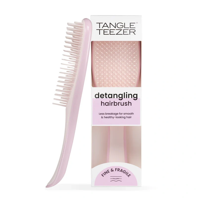Tangle Teezer Ultimate Detangler Fine & Fragile Βούρτσα για Λεπτά & Εύθραστα Μαλλιά σε Ροζ Χρώμα