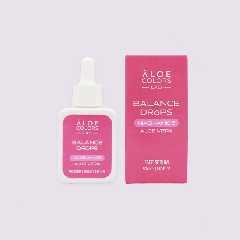Aloe Colors Face Serum Balance Drops Niacinamide Ορός Προσώπου με Νιασιναμίδη, 50ml