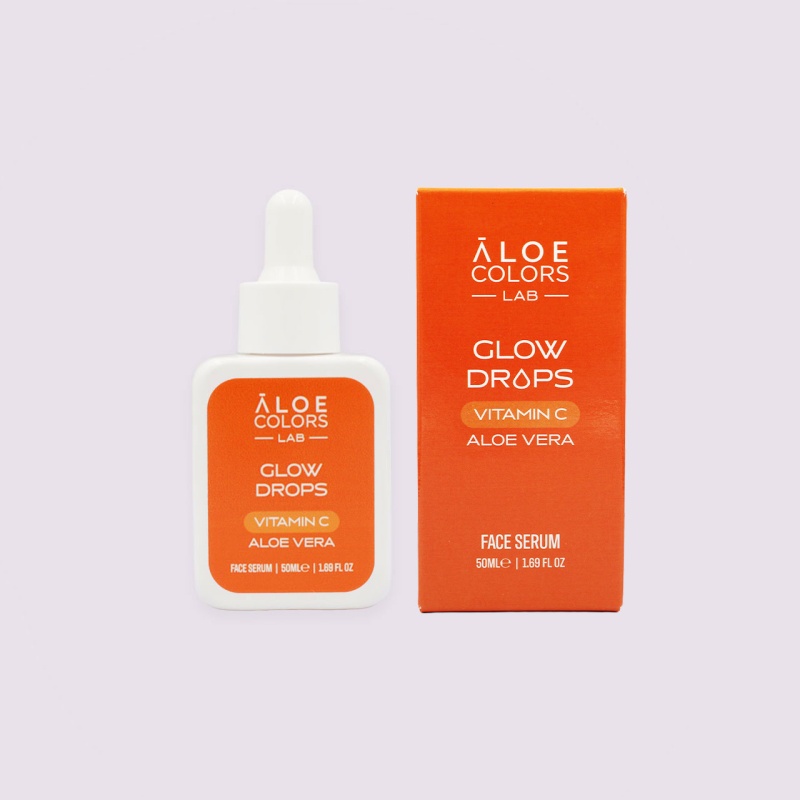 Aloe Colors Face Serum Glow Drops Vit C Ορός Προσώπου με Βιταμίνη C, 50ml