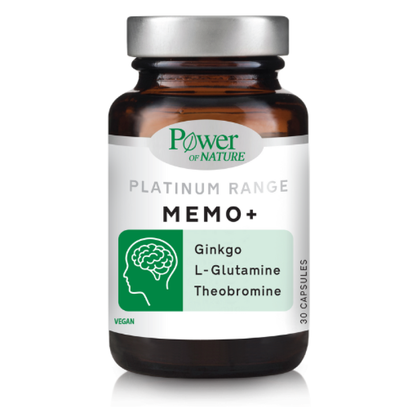 Power of Nature Memo+ Συμπλήρωμα Διατροφής για την Μνήμη, 30caps