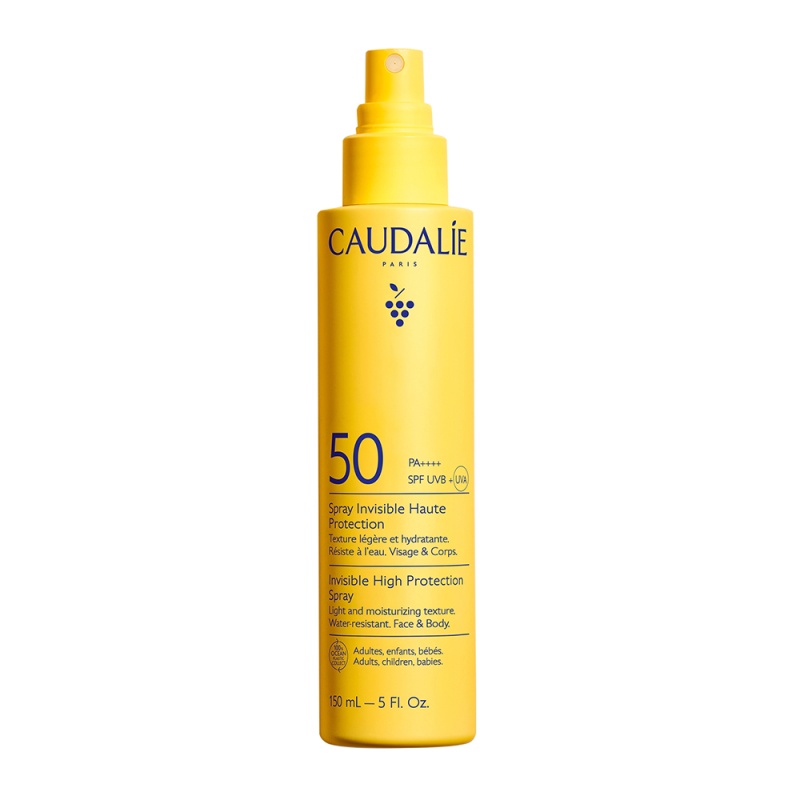 Caudalie Invisible High Protection Spray Διάφανο Αντηλιακό Σπρέι με SPF50, 150ml