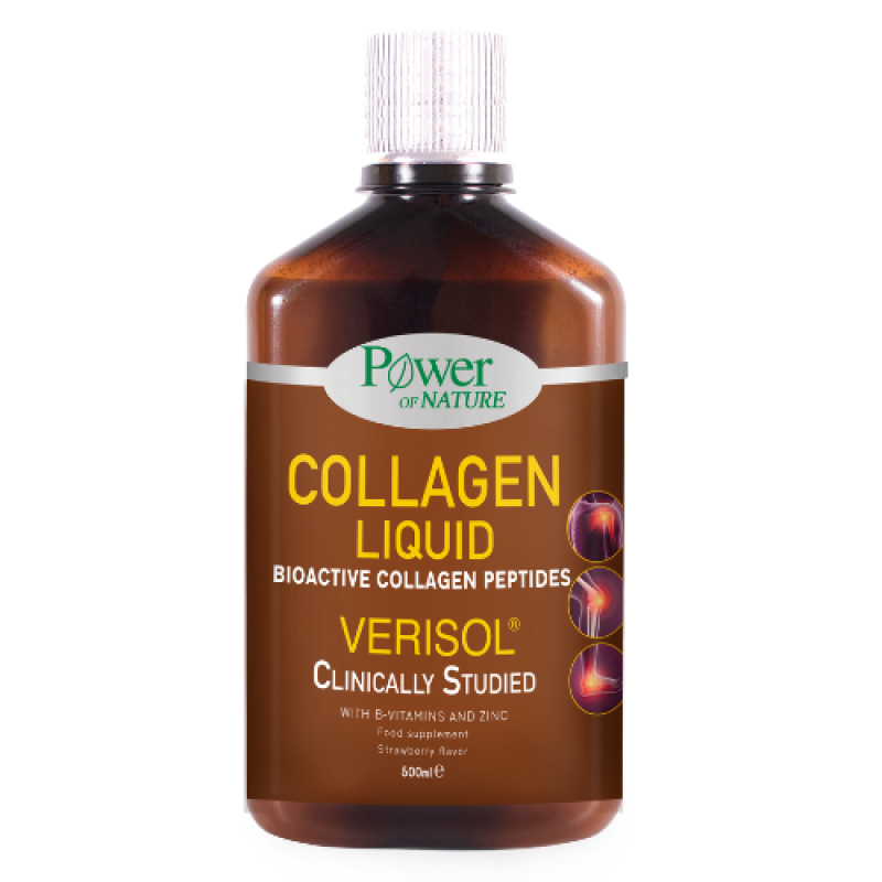 Power of Nature Collagen Liquid Πόσιμο Συμπλήρωμα Διατροφής με Πεπτίδια Κολλαγόνου, 500ml