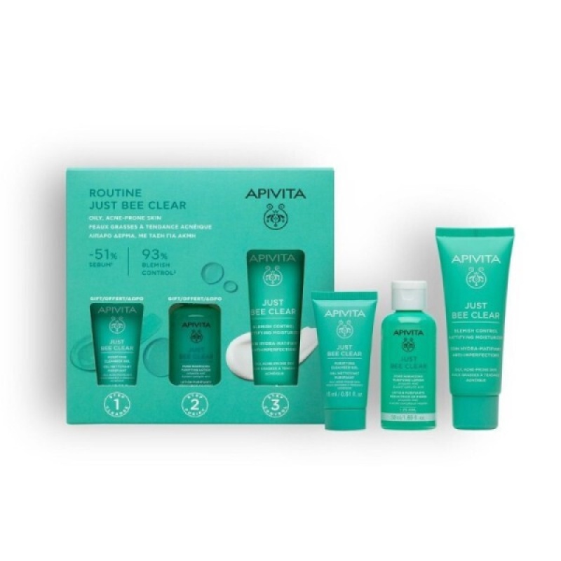 Ενάντια στις ατέλειες με μια απλή ρουτίνα 3 βημάτων, σχεδιασμένη να καλύπτει αποτελεσματικά τις ανάγκες του λιπαρού δέρματος, με τάση για ακμή, για μέγιστη αποτελεσματικότητα και υψηλή ανοχή.