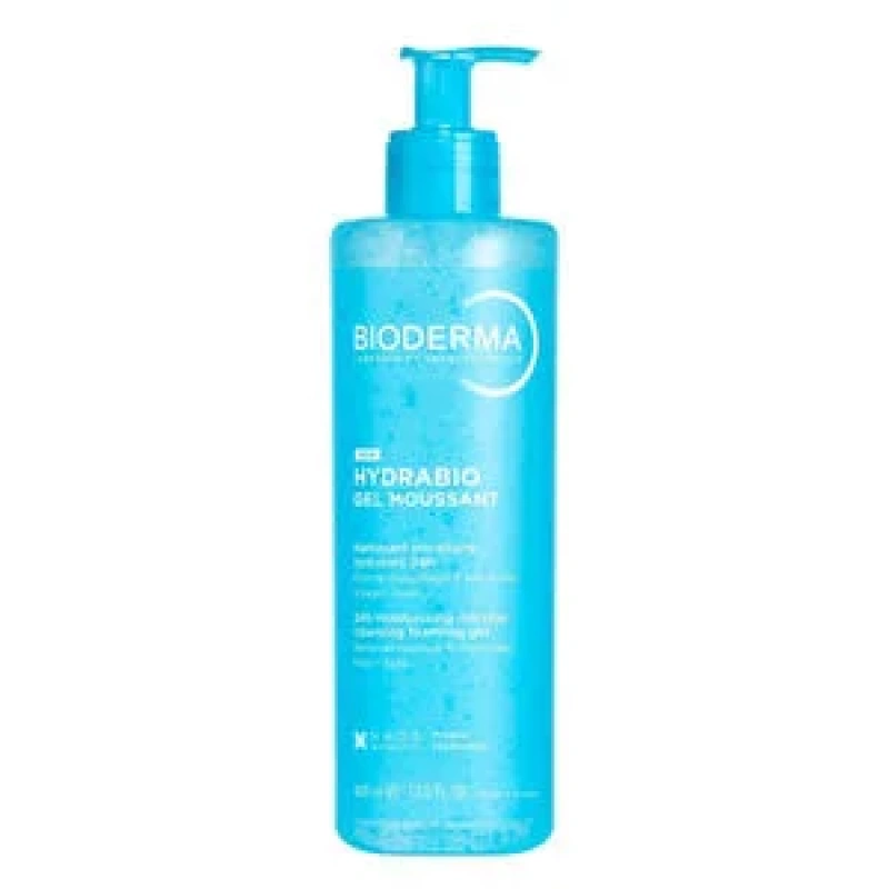 Bioderma Hydrabio Gel Moussant Face & Eyes Μικκυλιακό Τζελ Καθαρισμού για Πρόσωπο & Μάτια, 400ml