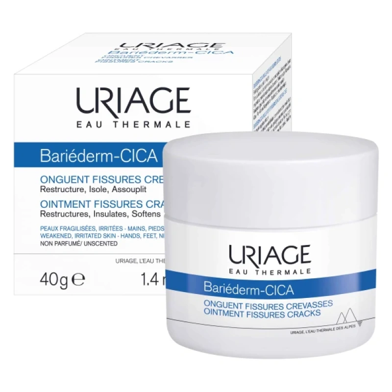 Uriage Bariederm Ointment Κρέμα Ανάπλασης για Σκασίματα & Ρωγμές, 40g