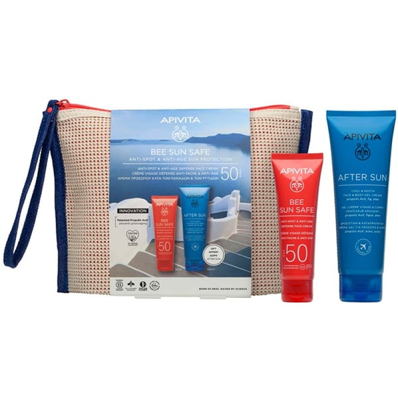 Apivita Bee Sun Safe Anti-Spot & Anti-Age Sun Protection, 1σετ