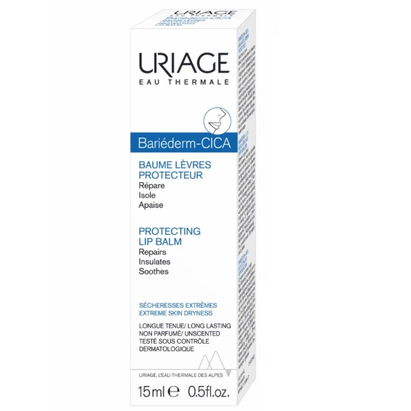 Uriage Bariederm Cica Protecting Lip Balm 15ml