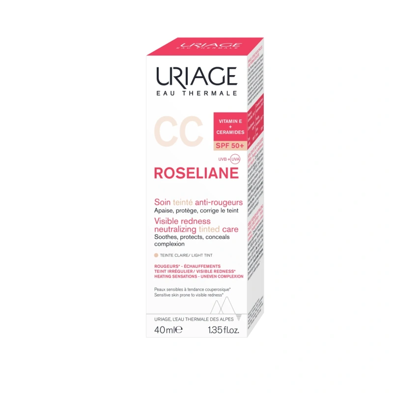 Uriage Roseliane CC Cream Light Tint SPF50+, 40ml