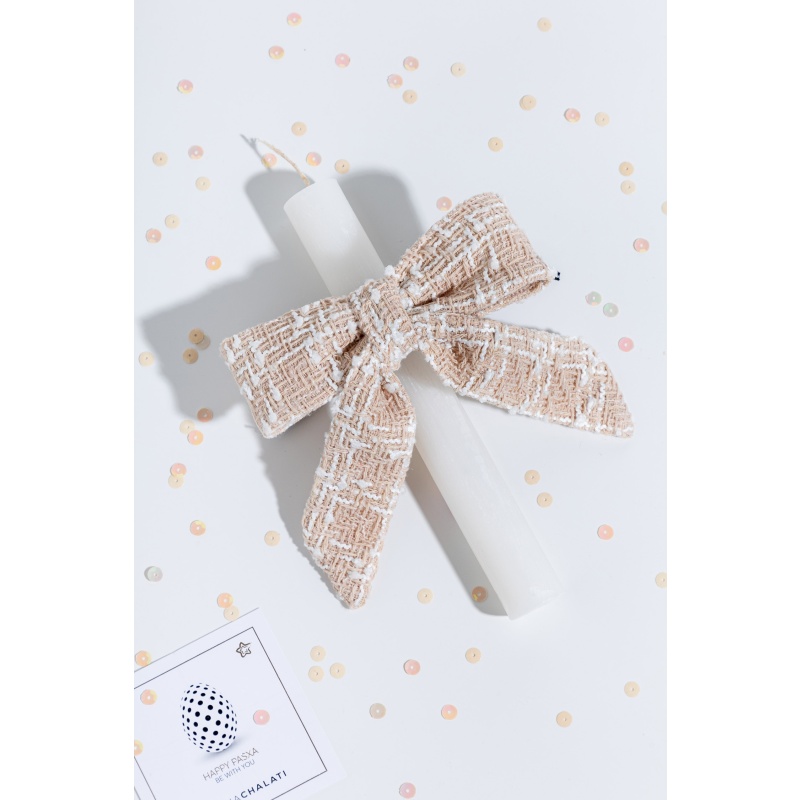 Πασχαλινή Λαμπάδα Easter Candle hair bow Eliana