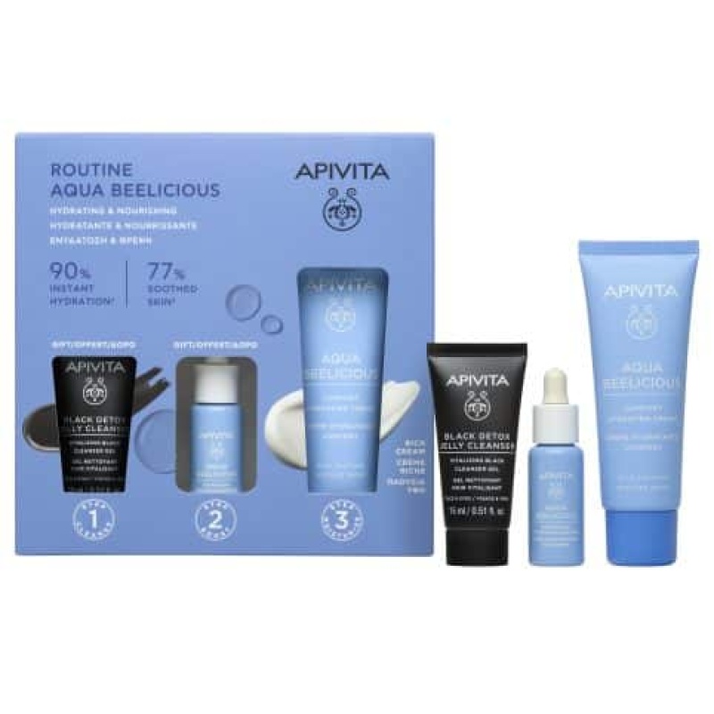 Apivita Promo Aqua Beelicious Ρουτίνα για Ενυδάτωση & Θρέψη 1σετ