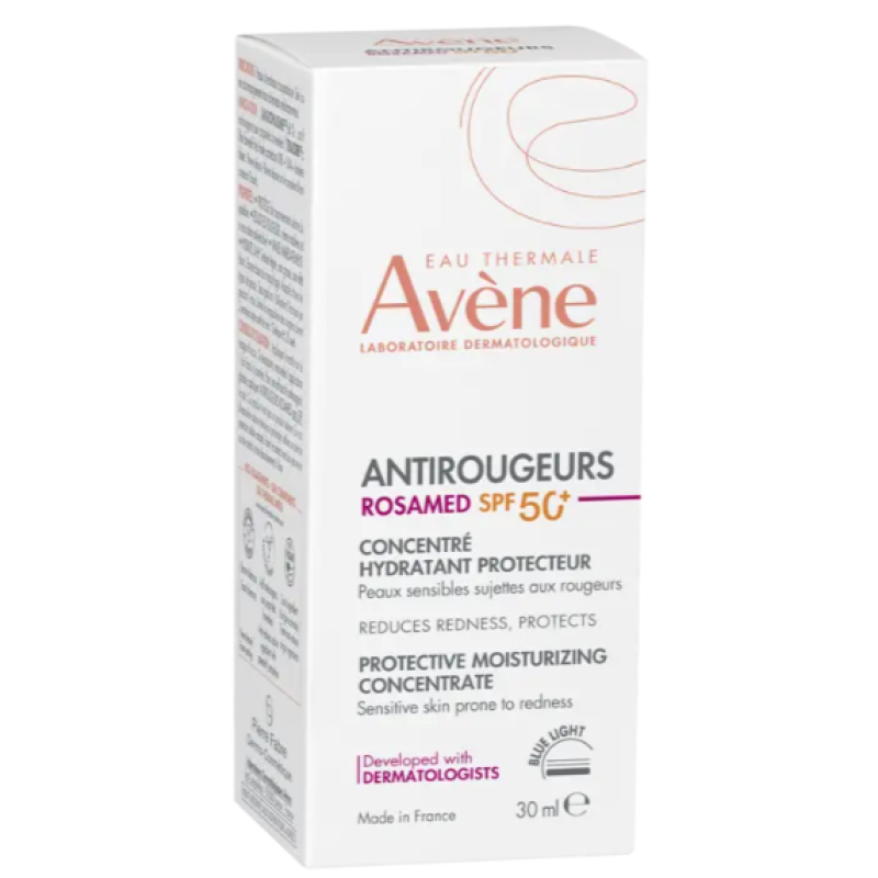 Avene Thermale Antirougeurs Rosamed SPF50+ Προστατευτικό Ενυδατικό Συμπύκνωμα, 30ml