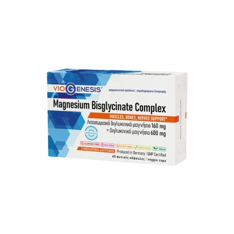 Viogenesis Magnesium Bisglycinate Complex, 60caps