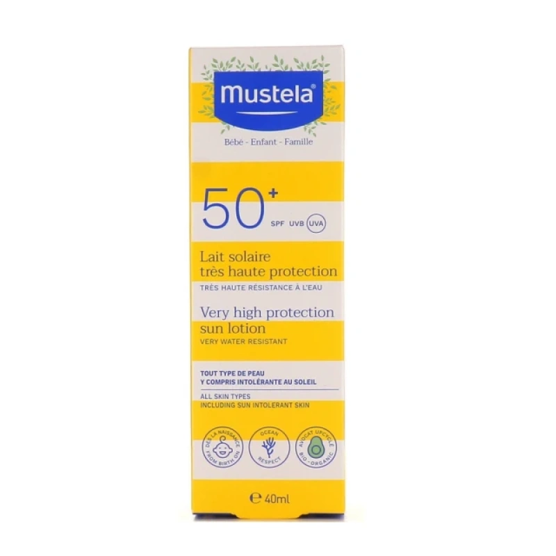 Mustela Very High Protection Sun Lotion SPF50+, 40ml