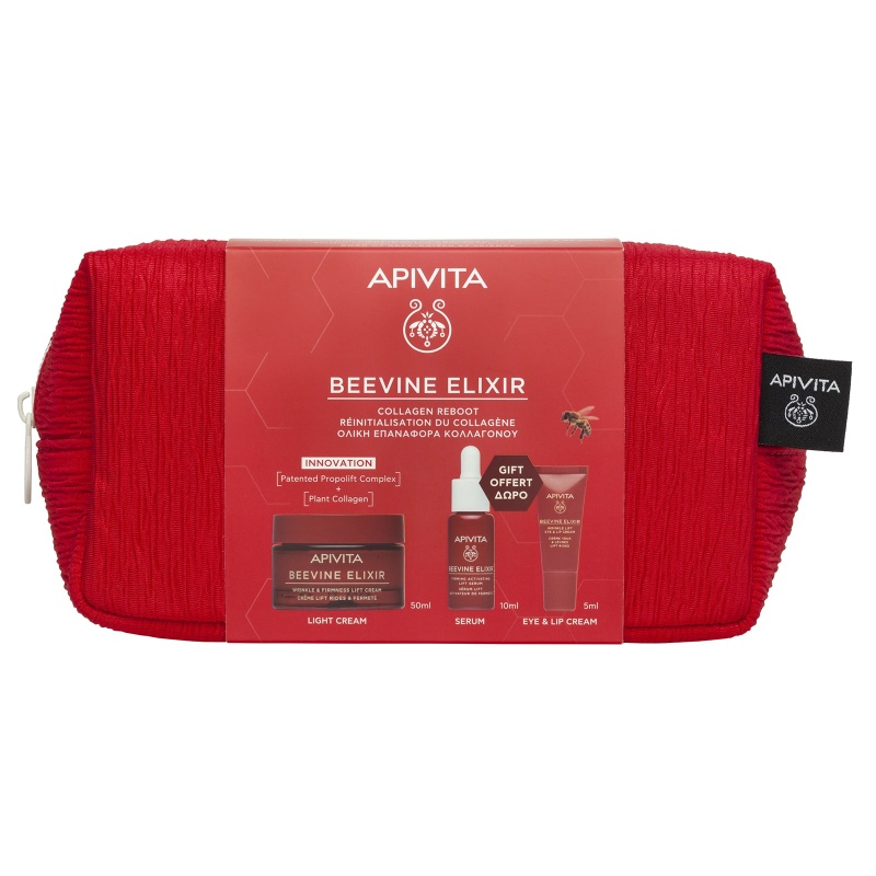 Apivita Promo Beevine Elixir – Περιποίηση για Ρυτίδες, Σύσφιξη & Lifting – Ελαφριά Υφή, 1σετ
