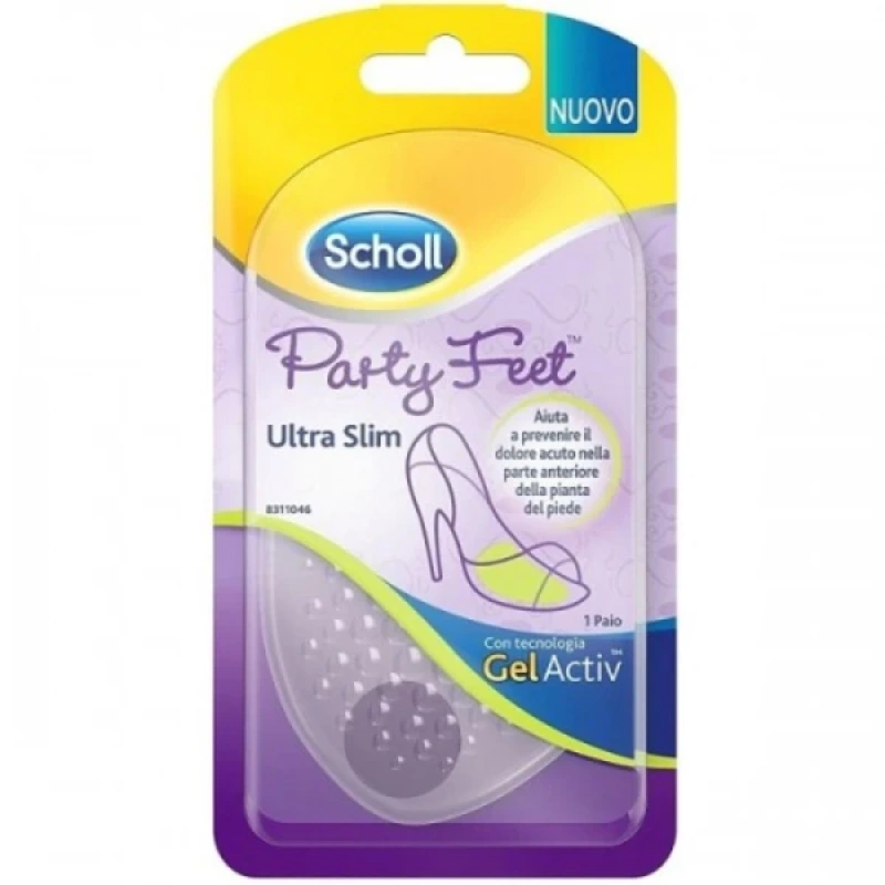 Scholl Party Feet Ultra Slim Πατάκια από Τζελ, 1ζευγάρι