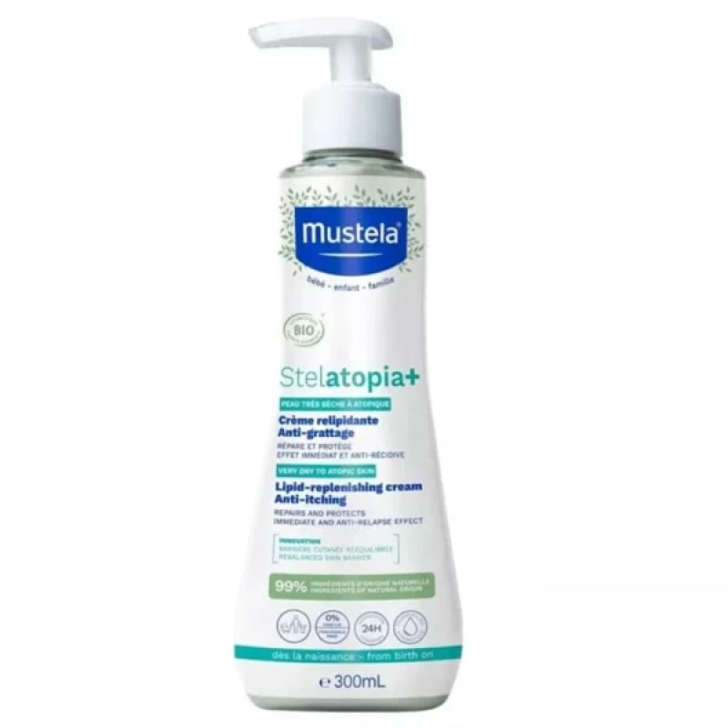 Mustela Stelatopia+ Bio Lipid Replenishing Cream, 300ml