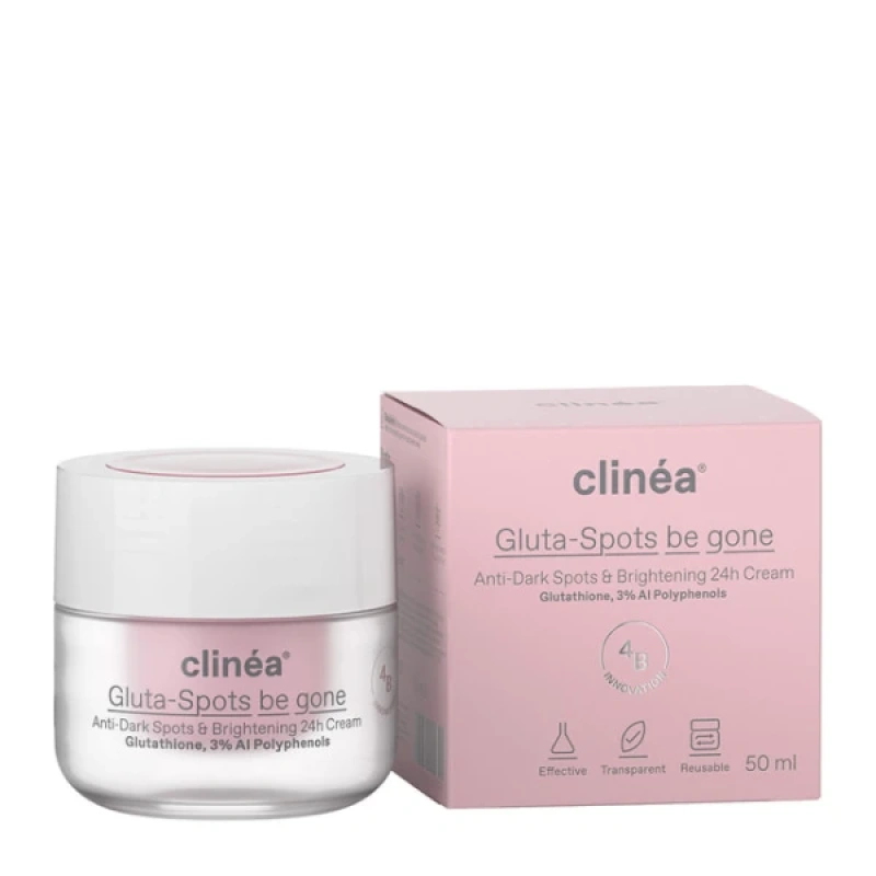 Clinea Gluta-Spots Be Gone Anti-Dark Sport & Brightening 24h Cream, 50ml