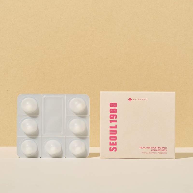 K-Secret SEOUL 1988 Boosting Ball: Collagen 100%, 35mg x 7τμχ