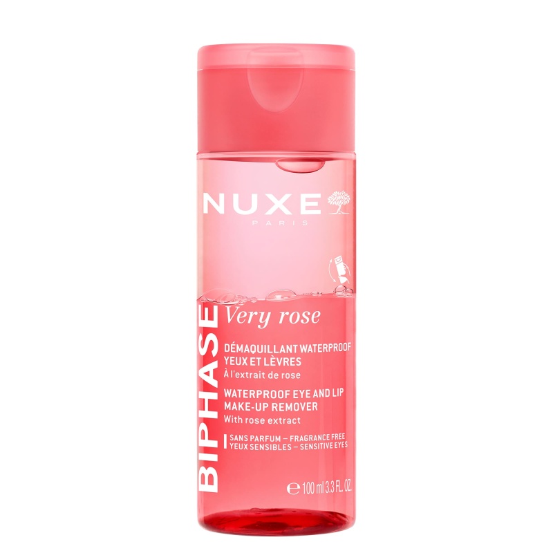 Nuxe Very Rose Make-Up Remover Eyes & Lips, 100ml