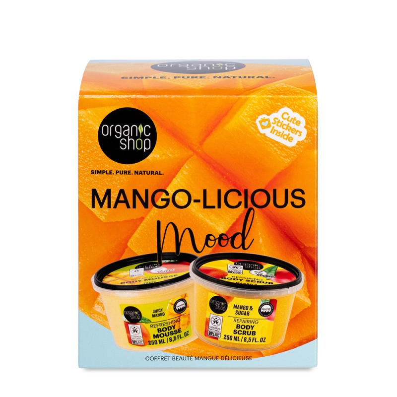Organic Shop Σετ Δώρου Basic Mango-licious Mood, 250 ml
