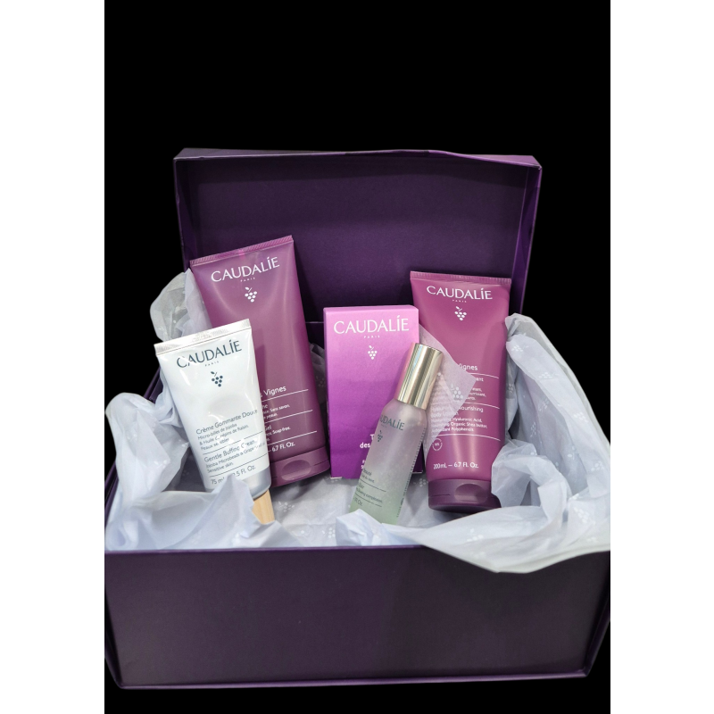 Caudalie Gift Set με The Des Vignes, Beauty Elixir & Δώρο Gentle Buffing Cream 75ml, 1σετ
