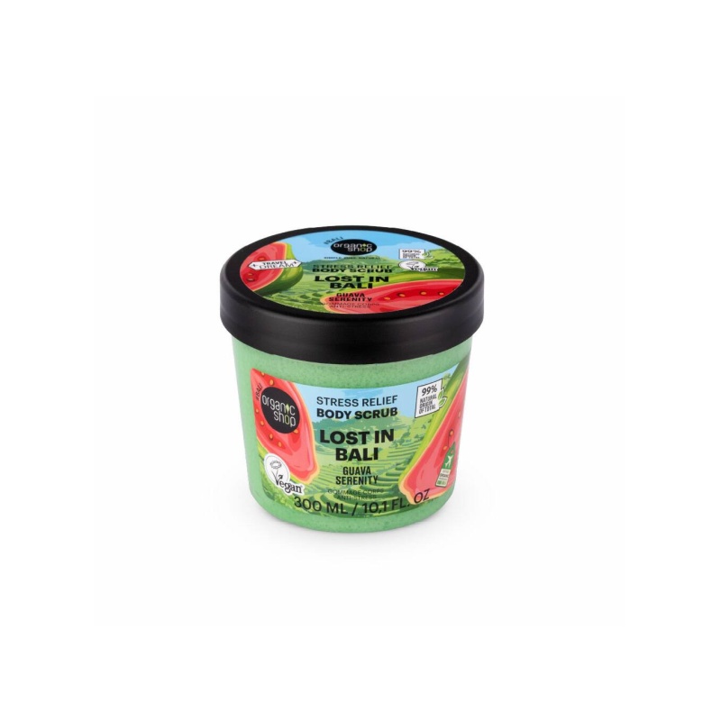 Organic Shop Lost in Bali Stress Relief Body Scrub, 300ml
