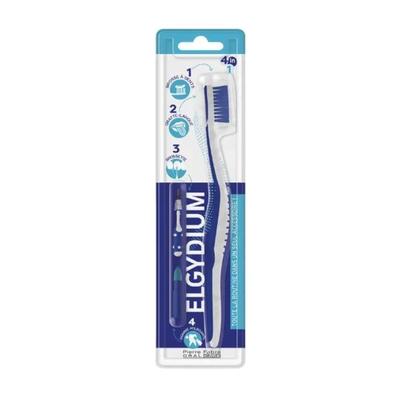 Elgydium 4 in 1 Οδοντόβουρτσα Medium