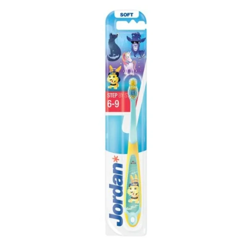 Jordan Toothbrush Step by Step Soft Παιδική Οδοντόβουρτσα 6-9 Ετών