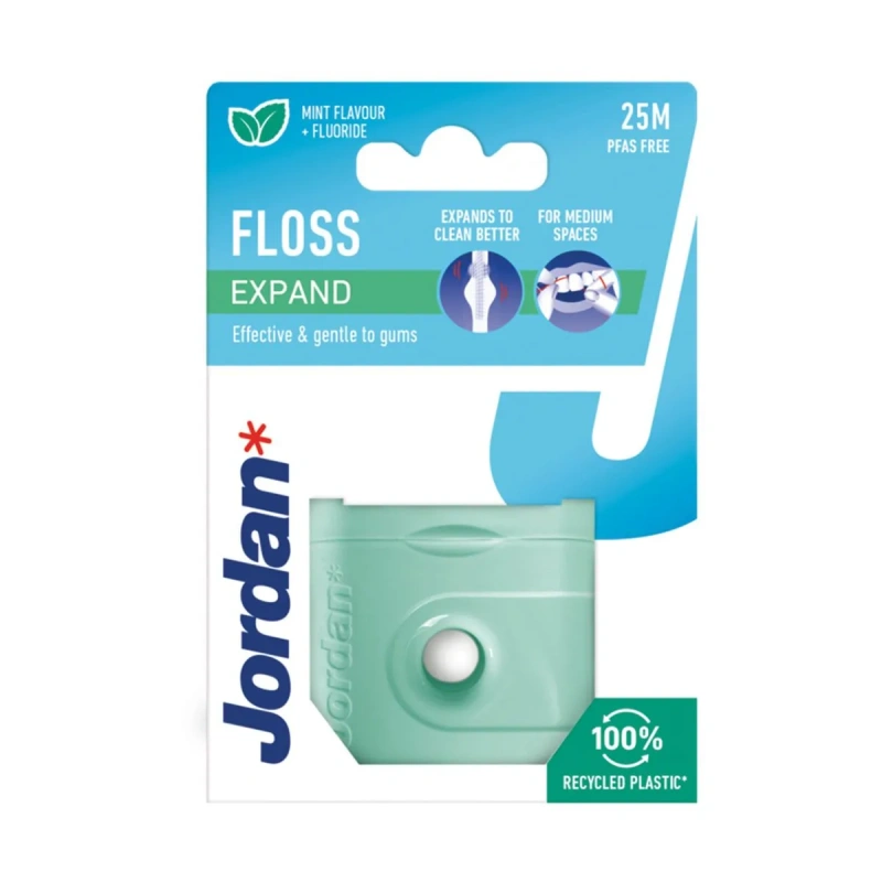 Jordan Expand Floss Οδοντικό Νήμα, 25m
