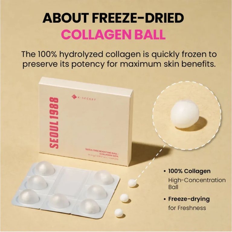 K-Secret SEOUL 1988 Boosting Ball: Collagen 100%, 35mg x 7τμχ - Image 3